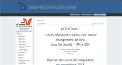 Desktop Screenshot of dansepassioncergy.com